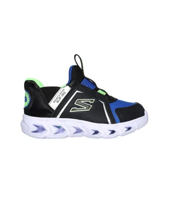 Pantofi sport slip-ins cu lumini led Hypno-Flash, Verde/Negru/Albastru