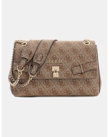 Geanta crossbody cu lant Yesba, Maro camel