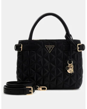 Geanta crossbody matlasata Paisleigh, Negru