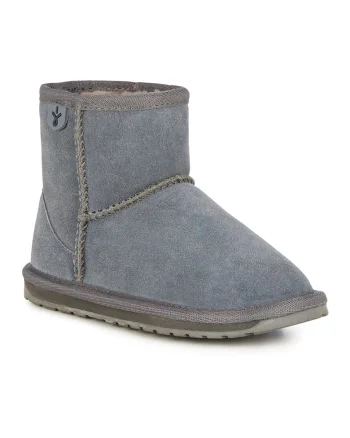 Ghete slip-on de piele intoarsa Wallaby, Albastru prafuit