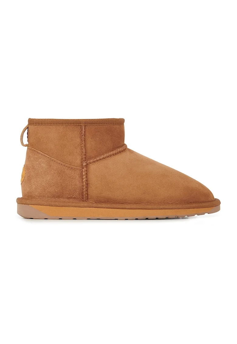 Ghete slip-on de piele intoarsa Stinger, Caramel