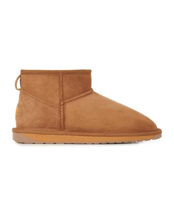 Ghete slip-on de piele intoarsa Stinger, Caramel