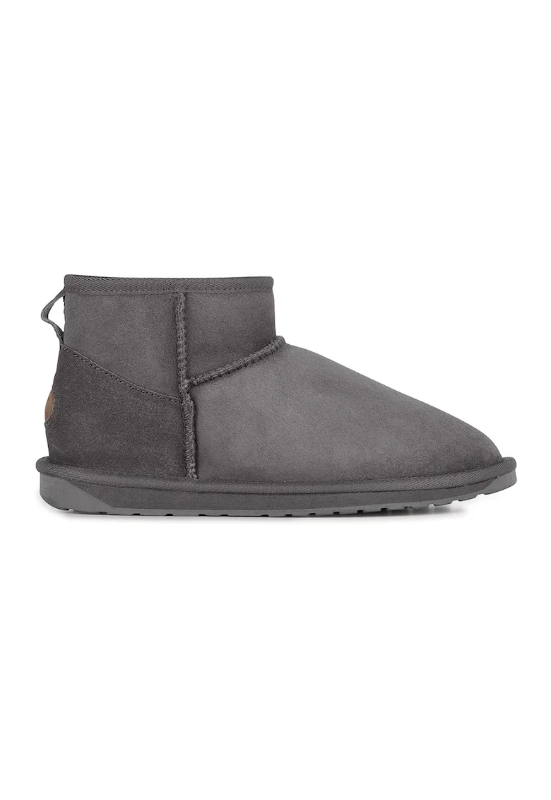 Ghete slip-on de piele intoarsa Stinger, Gri/Gri inchis