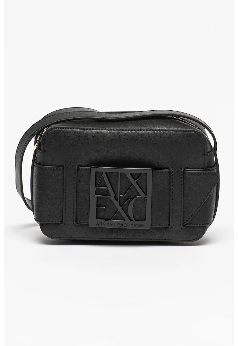 Geanta crossbody de piele ecologica Susie, Negru