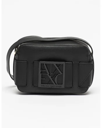 Geanta crossbody de piele ecologica Susie, Negru