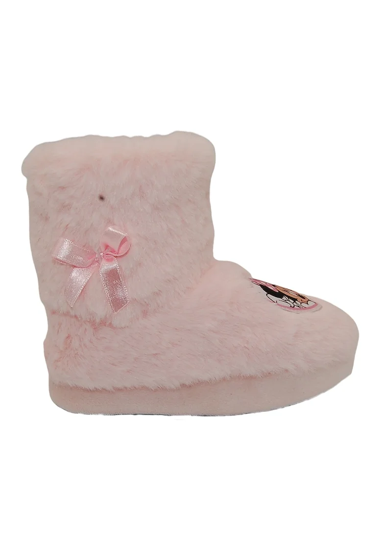 Ghete slip-on pufoase, Roz pal