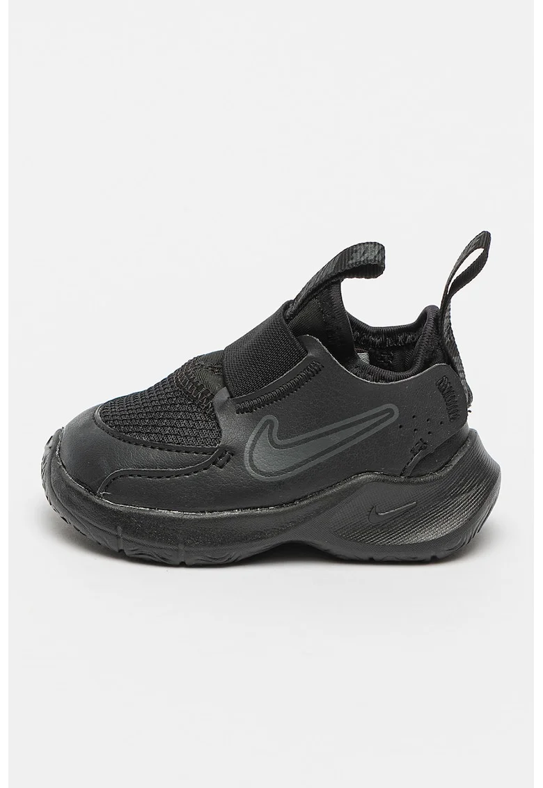 Pantofi sport slip-on cu imprimeu logo Flex Runner 3, Negru