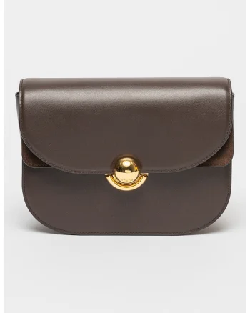 Geanta crossbody de piele Sfera, Violet inchis