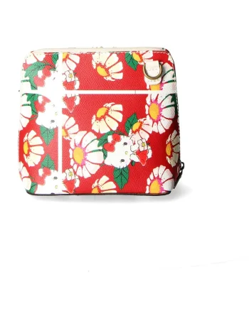 Geanta crossbody din piele cu model cu Hello Kitty, Rosu