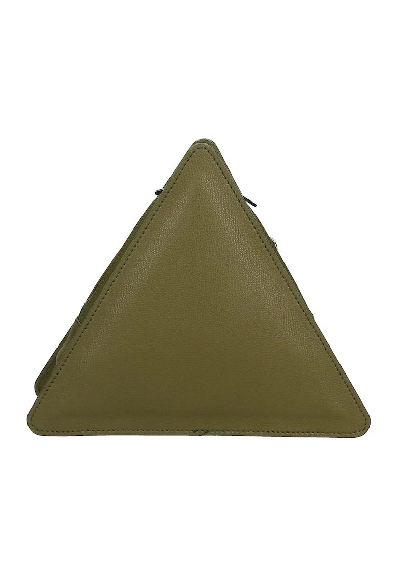 Geanta crossbody din piele, Verde
