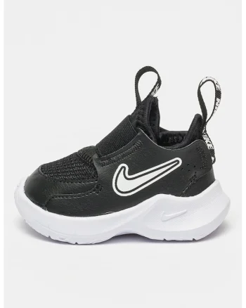 Pantofi sport slip-on cu imprimeu logo Flex Runner 3, Alb/Negru