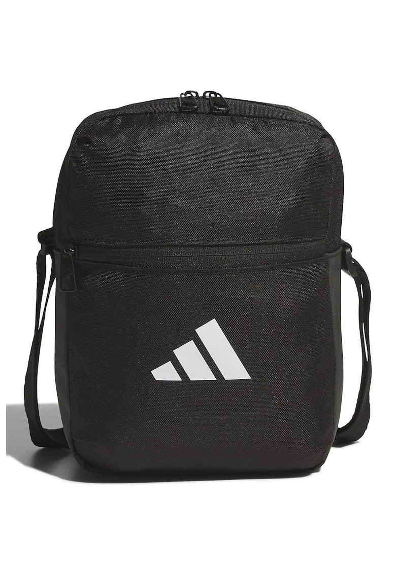 Geanta crossbody din material textil, Negru