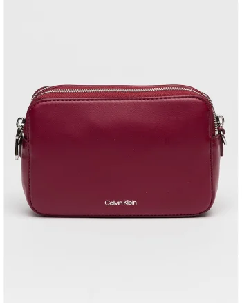 Geanta crossbody de piele ecologica cu bareta suplimentara, Violet