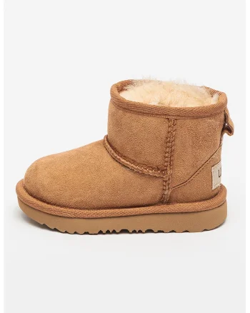 Ghete slip-on de piele intoarsa Classic Mini II, Maro camel