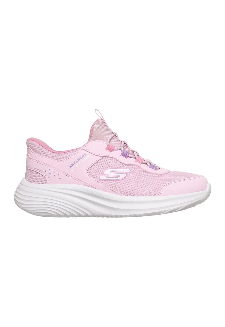 Pantofi sport slip-ins Bounder Pro de plasa cu garnituri sintetice, Roz pastel