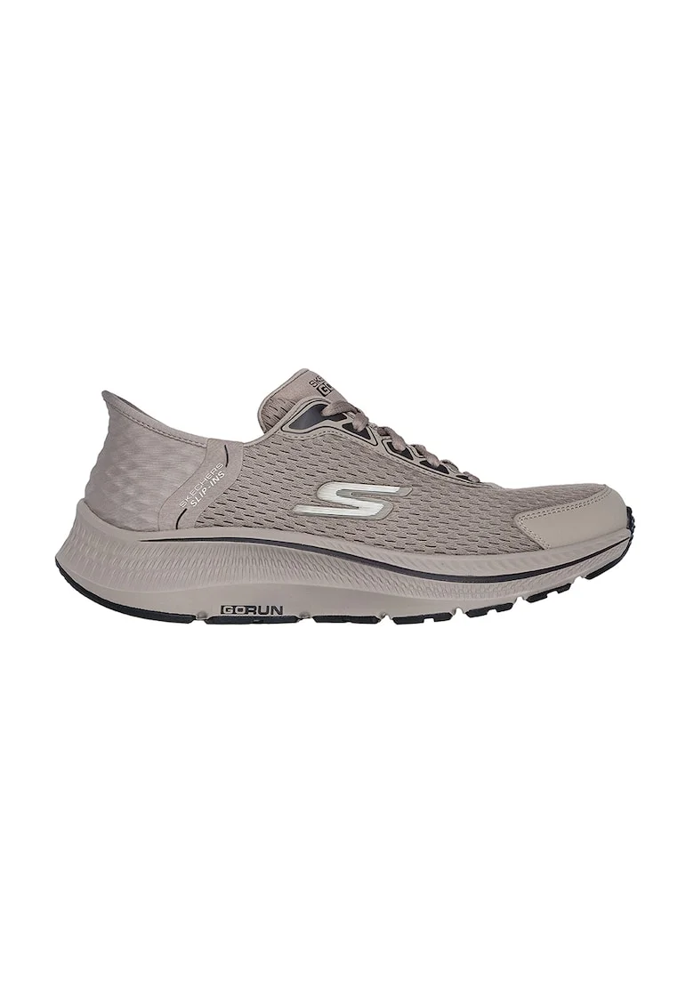 Pantofi sport slip-ins cu sireturi, Maro camel
