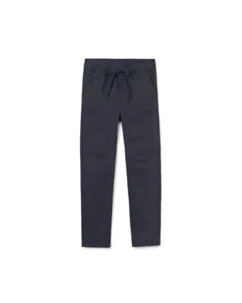 Pantaloni din stofa pentru baieti  bleumarin,