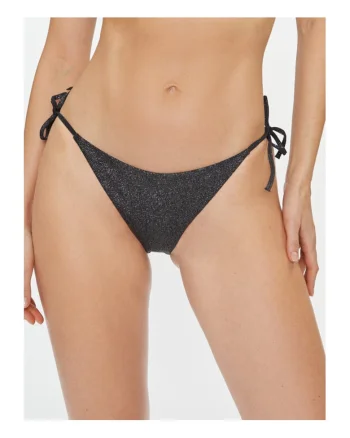 Slip de baie dama,  negru, stralucitor