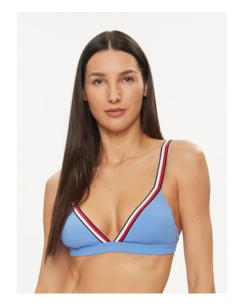 Sutien de baie dama,  deschis, Albastru deschis