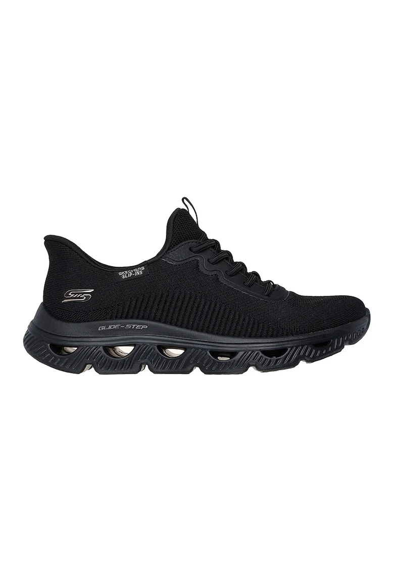 Pantofi sport slip-ins Bobs Arc Waves, Negru