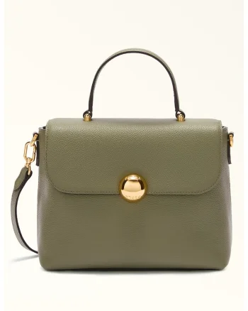 Geanta crossbody din piele cu maner fix Moonlight