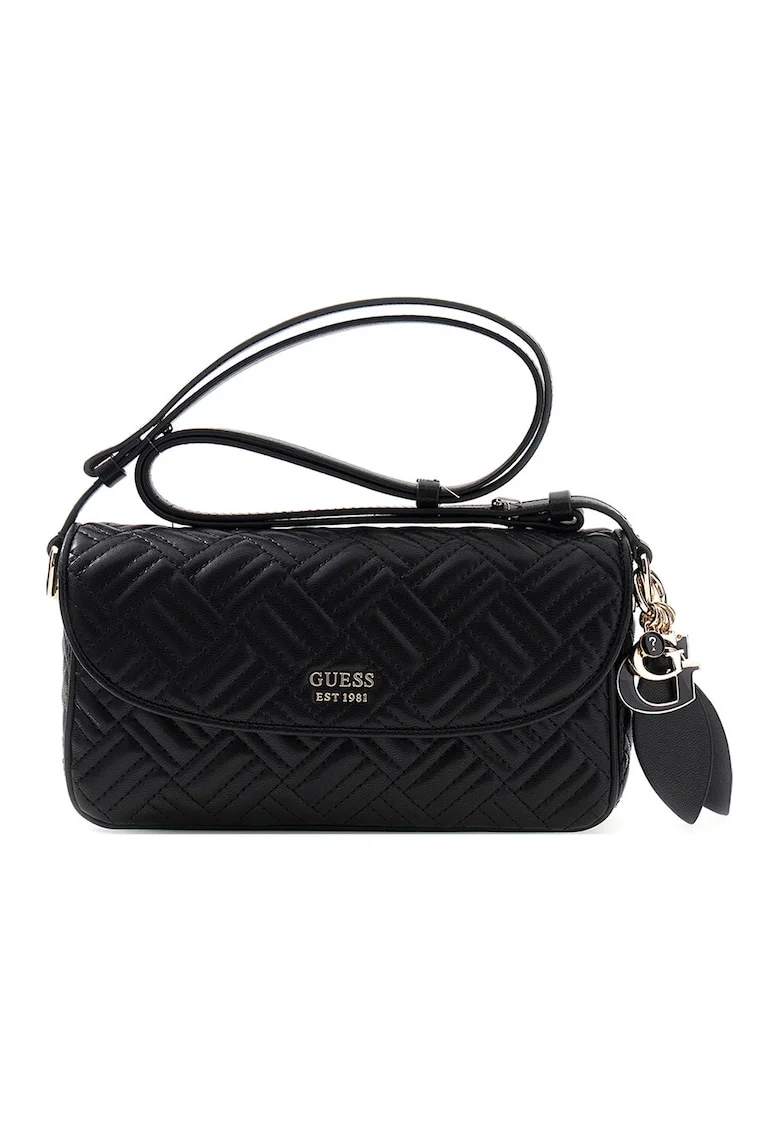 Geanta crossbody din piele ecologica Sally, Negru