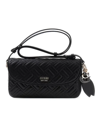 Geanta crossbody din piele ecologica Sally, Negru