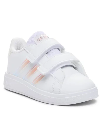 Pantofi sport copii  Grand Court slip-on alb, Alb