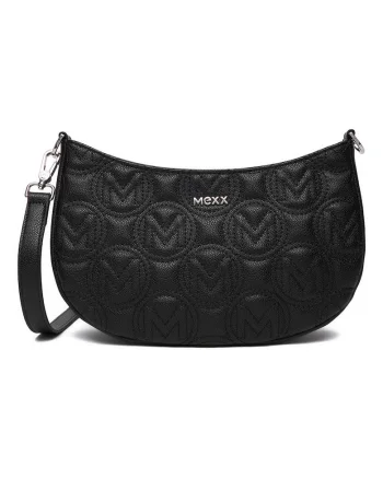 Geanta crossbody,  monograma, neagra, One Size INTL