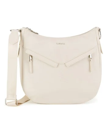 Geanta crossbody,  bej, material sintetic, One Size INTL