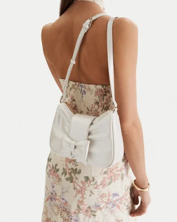 Geanta dama,  bej, One Size INTL, design minimalist, stil crossbody
