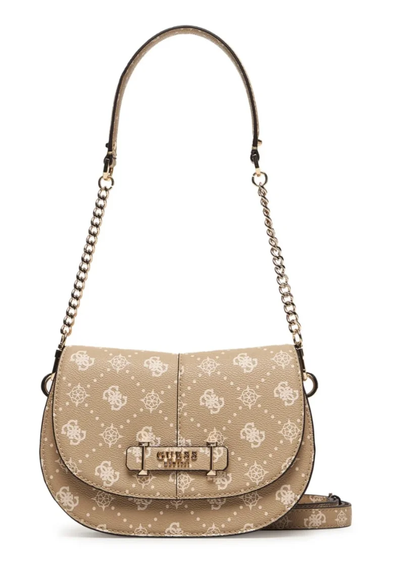 Carrie Logo HWGP9898200-BSG Geanta de Dama Crossbody / de Mana, Bej, Piele Ecologica