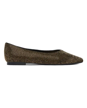 Balerini MINGE-EO-NAYA-LT1408-17-1,  Piele naturala, Negru/Auriu