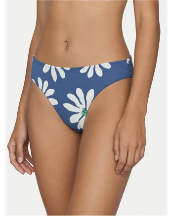 Slip de bikini Femei,  albastru, poliester, elastan