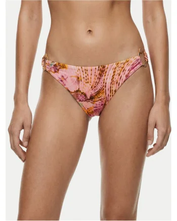 Slip de bikini,  roz, 82% poliamida, 18% elastan