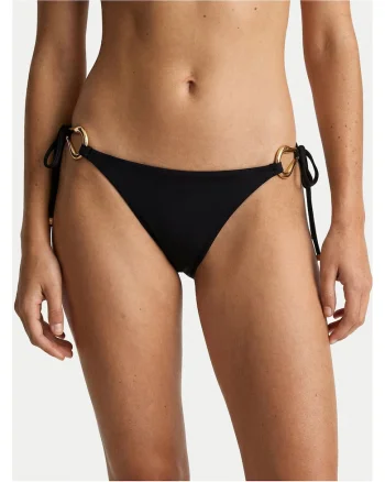Slip de bikini dama,  negru, poliamida
