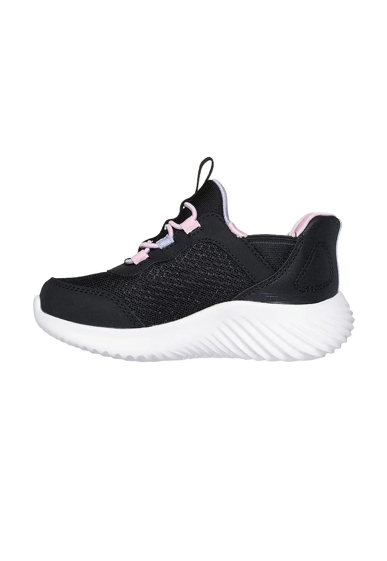 Pantofi sport Bounder Slip-ins™, Alb/Negru/Roz pal