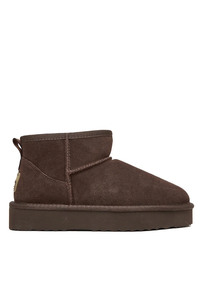 piele naturala, slip-on, maro, Maro
