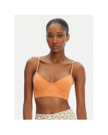 Sutien bikini dama  EQWX303137, Sintetic, Portocaliu