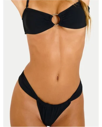Slip de bikini dama,  negru, Negru