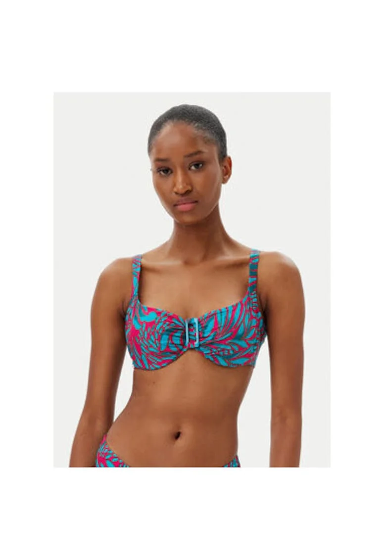 Sutien dama  BL712, Turcoaz, Turcoaz/Roz