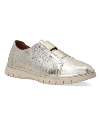 Pantofi sport slip-on din piele cu barete elastice