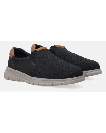 Tenisi slip-on cu insertii din textil