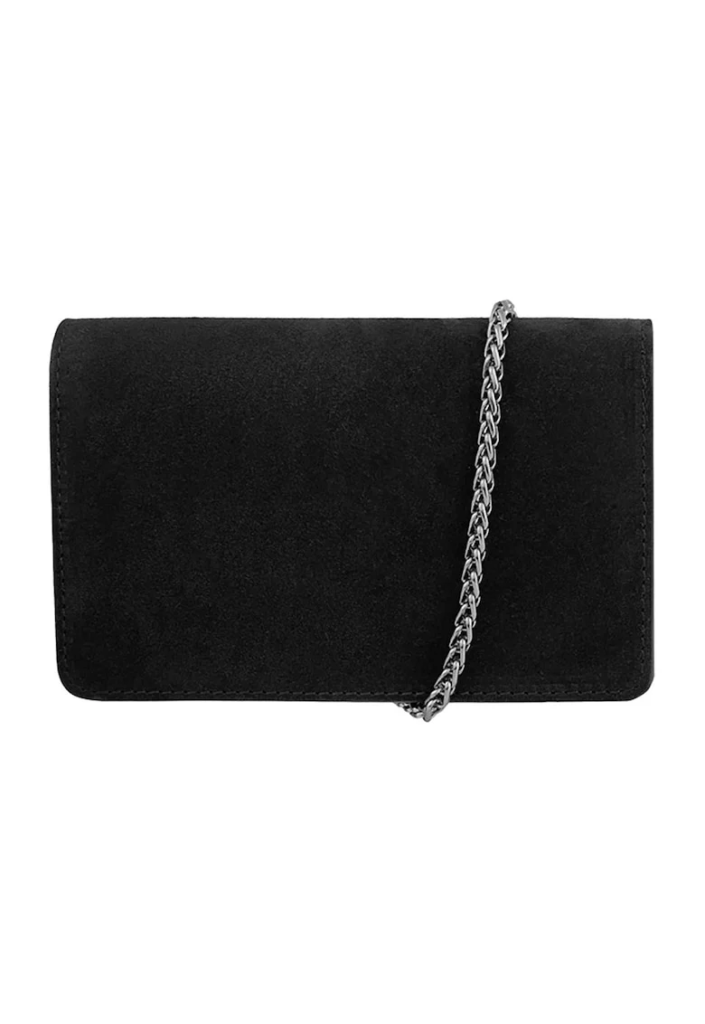 Geanta crossbody din piele si piele intoarsa