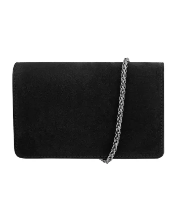 Geanta crossbody din piele si piele intoarsa