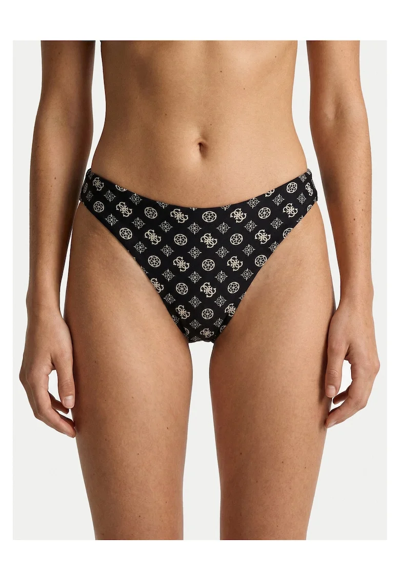 Slip de bikini dama  negru, Negru