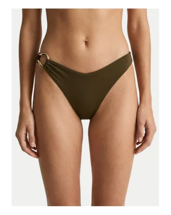 Slip de bikini de  Poliamida, INTL, Verde