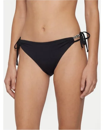 Slip de bikini de Poliamida, INTL, Negru