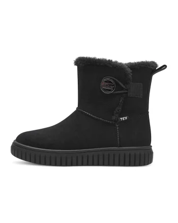 Ghete slip-on de piele intoarsa sintetica, Negru