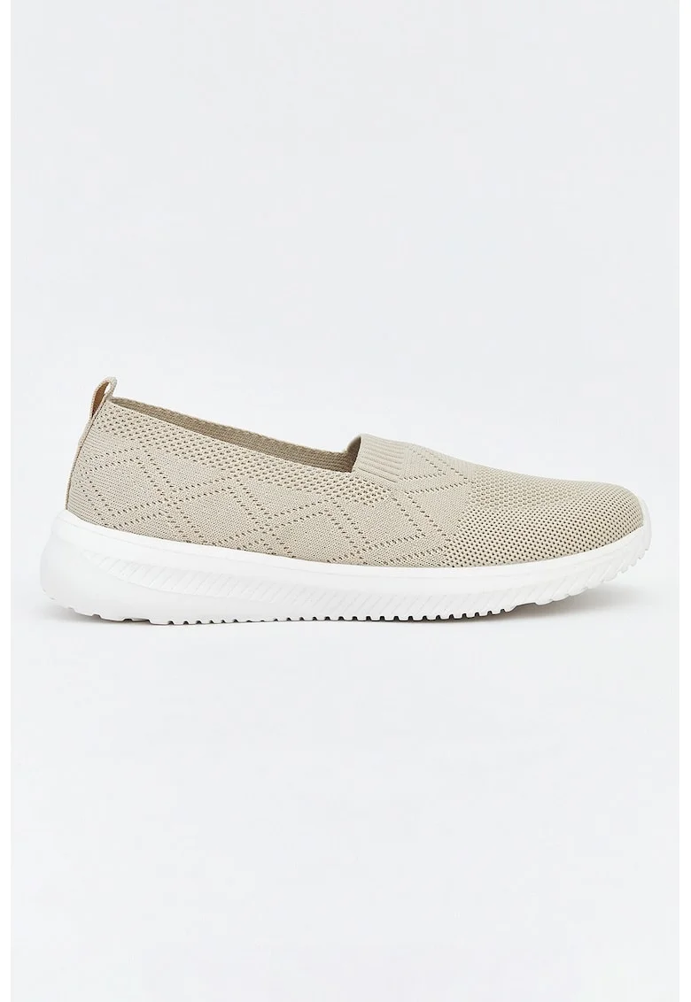 Pantofi sport slip-on din plasa, Bej